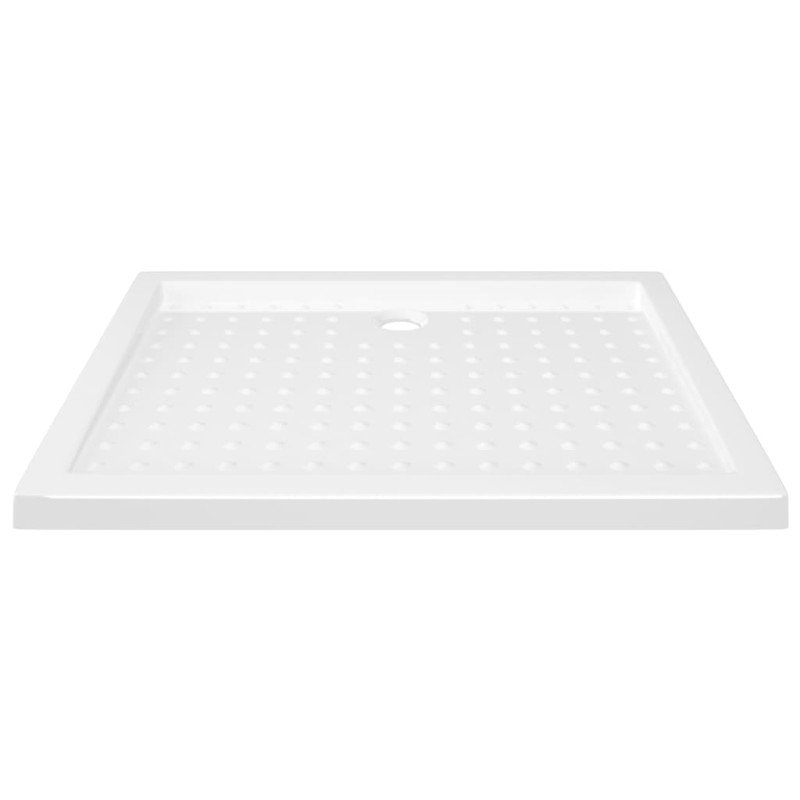 vidaXL Sprchová vanička s protišmykovými výbežkami biela 90x70x4 cm ABS