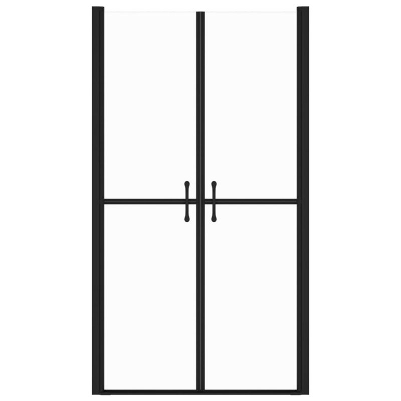 vidaXL Sprchové dvere priehľadné ESG (78-81)x190 cm