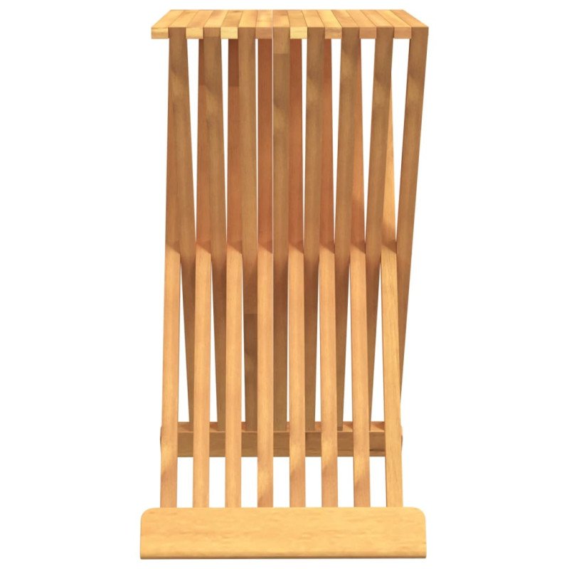 vidaXL Skladacia stolička 40x32,5x70 cm tíkový masív