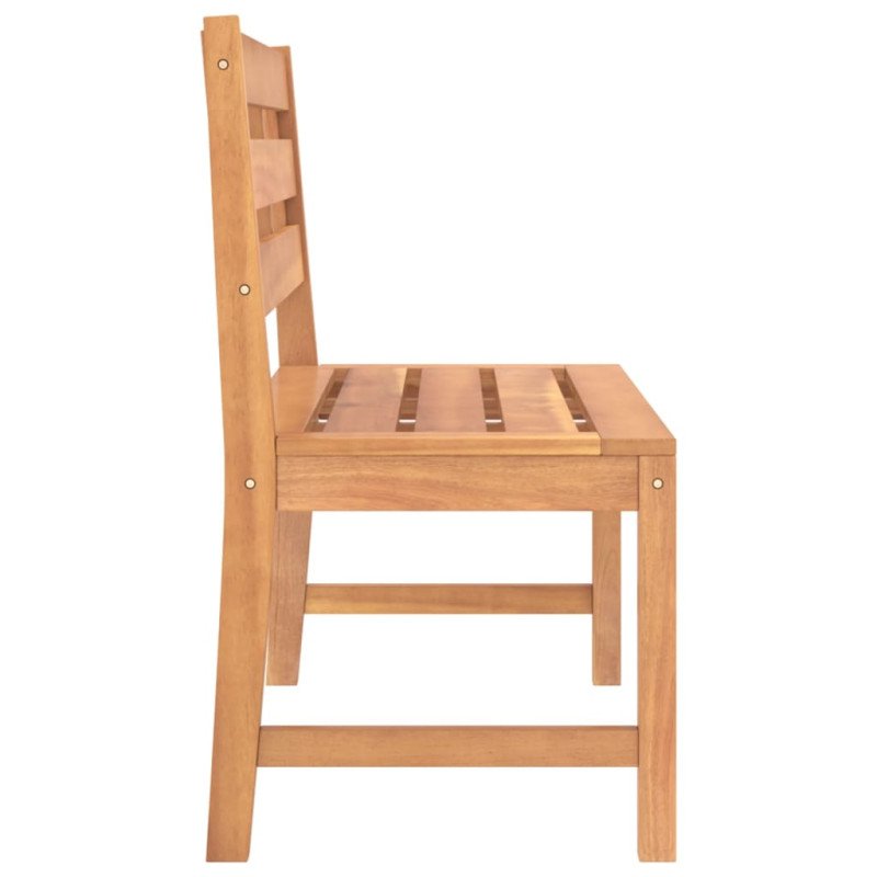 vidaXL Záhradná lavička 114 cm masívne tíkové drevo