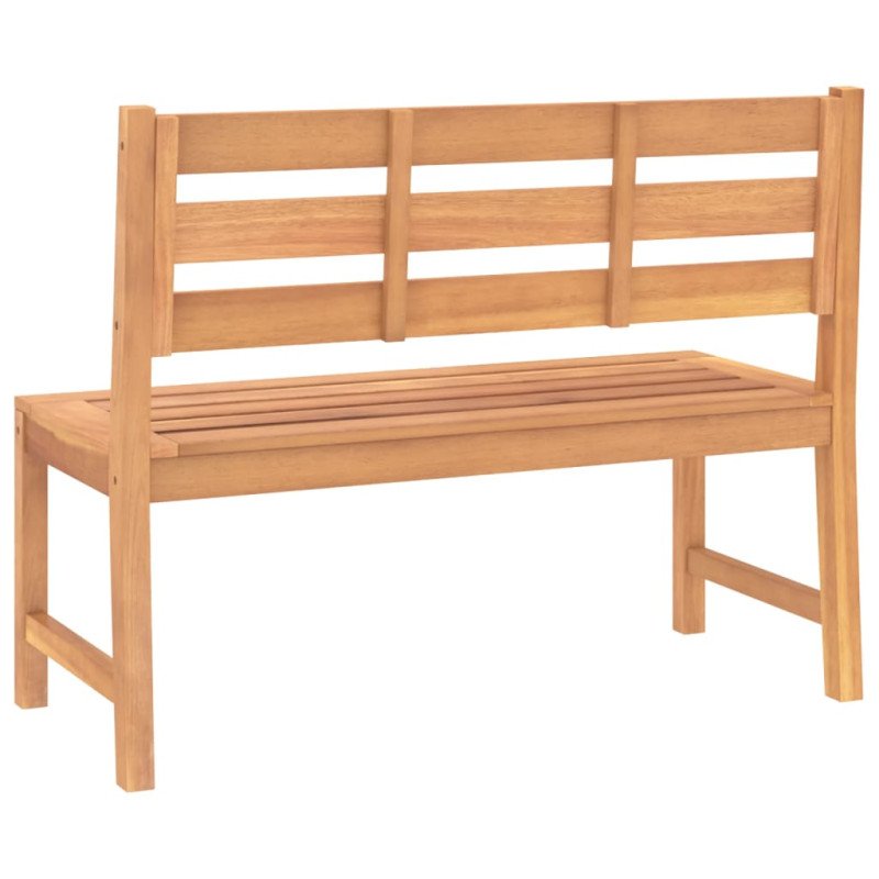 vidaXL Záhradná lavička 114 cm masívne tíkové drevo