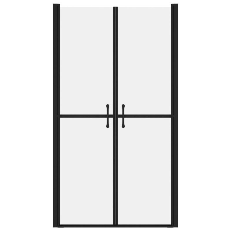 vidaXL Sprchové dvere mliečne ESG (73-76)x190 cm