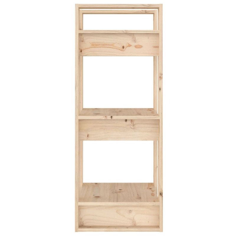 vidaXL Knižnica/deliaca stena 41x35x91 cm masívna borovica
