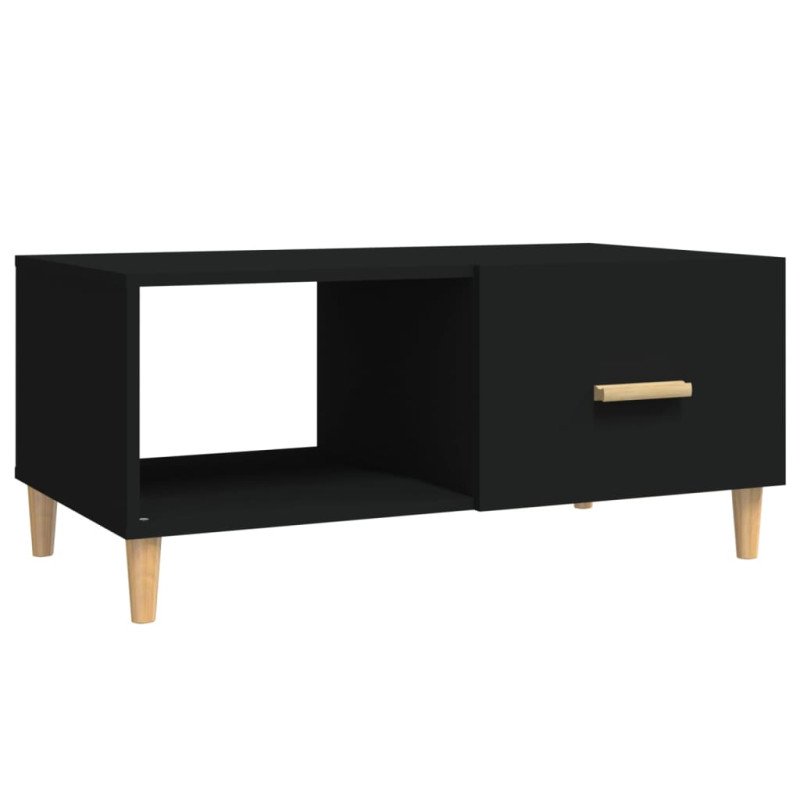 vidaXL Konferenčný stolík čierny 89,5x50x40 cm spracované drevo