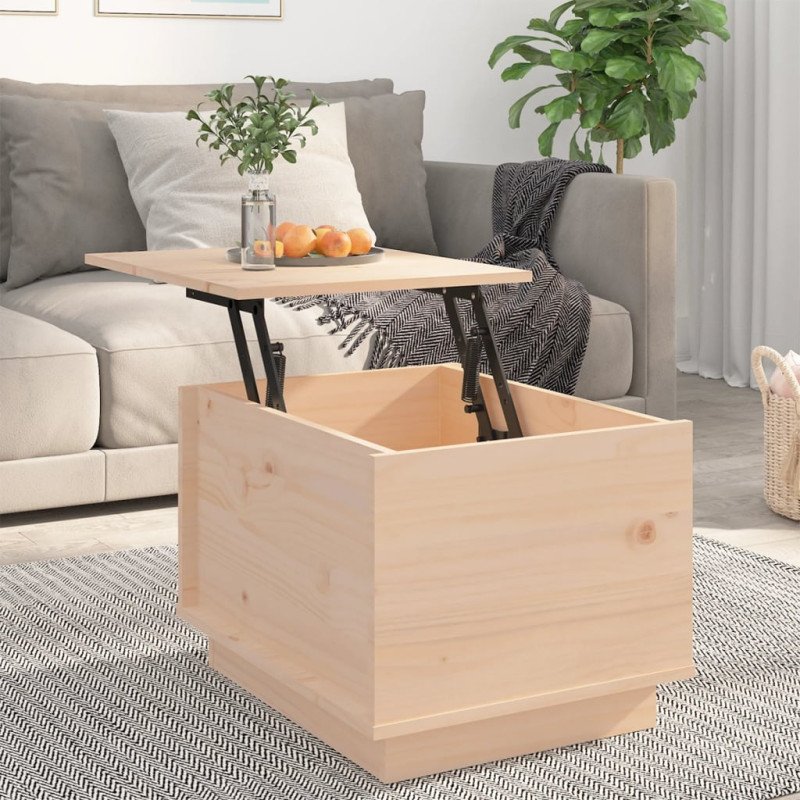 vidaXL Konferenčný stolík 40x50x35 cm borovicový masív