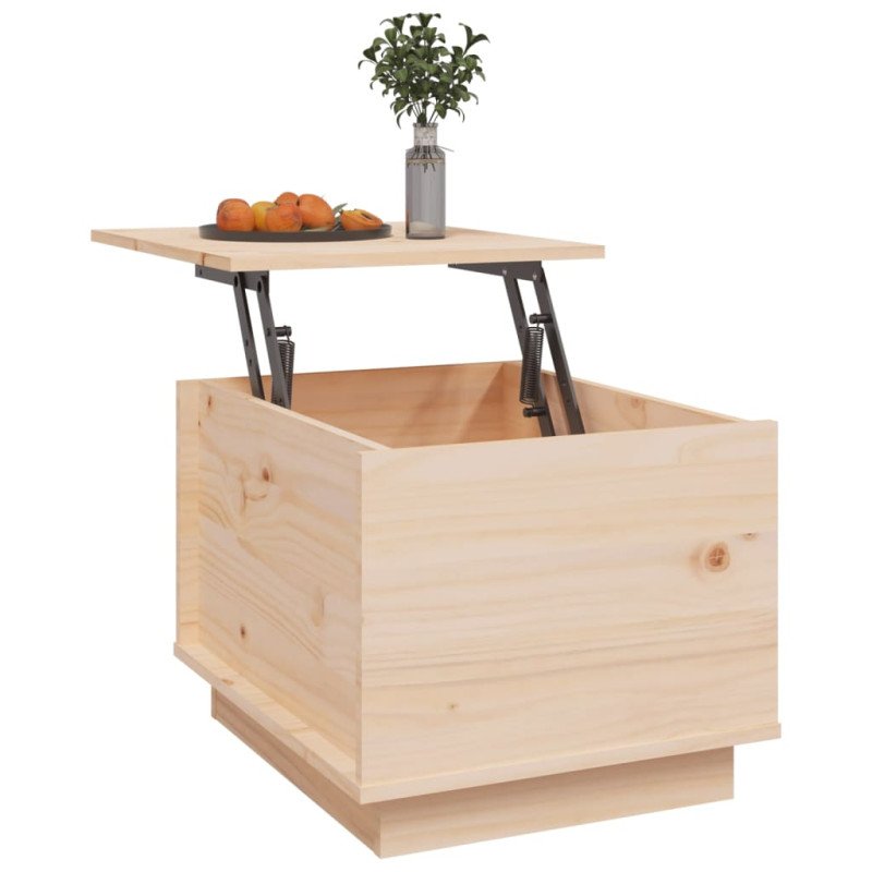 vidaXL Konferenčný stolík 40x50x35 cm borovicový masív