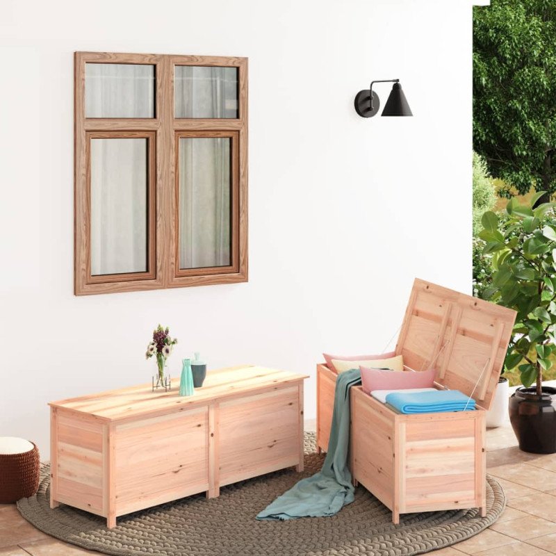vidaXL Vonkajší box na vankúše 150x50x56 cm masívne jedľové drevo