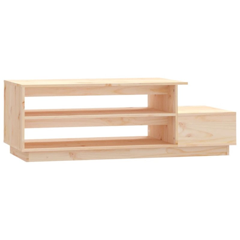 vidaXL Konferenčný stolík 120x50x40,5 cm borovicový masív