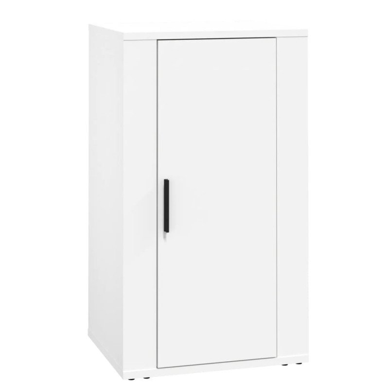 vidaXL Komoda biela 40x33x70 cm spracované drevo