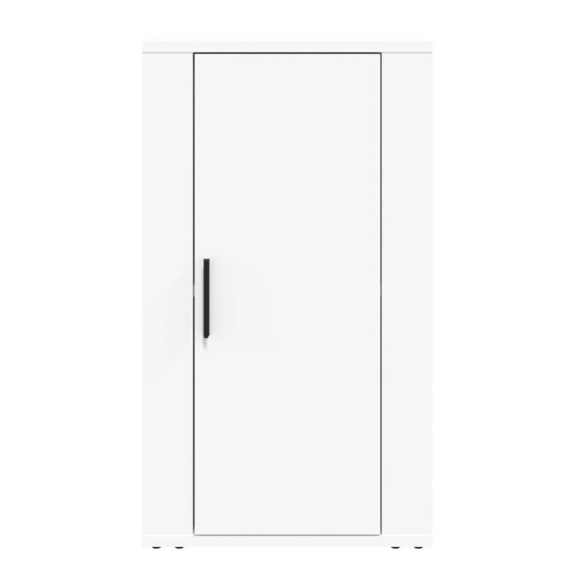 vidaXL Komoda biela 40x33x70 cm spracované drevo