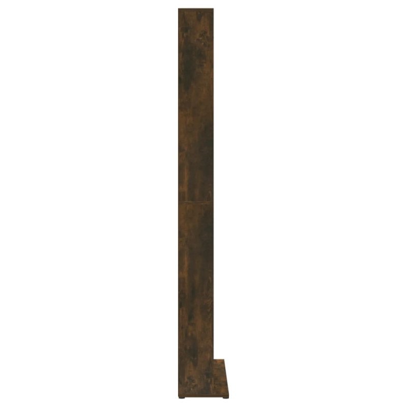 vidaXL CD skrinka údený dub 102x23x177,5 cm spracované drevo
