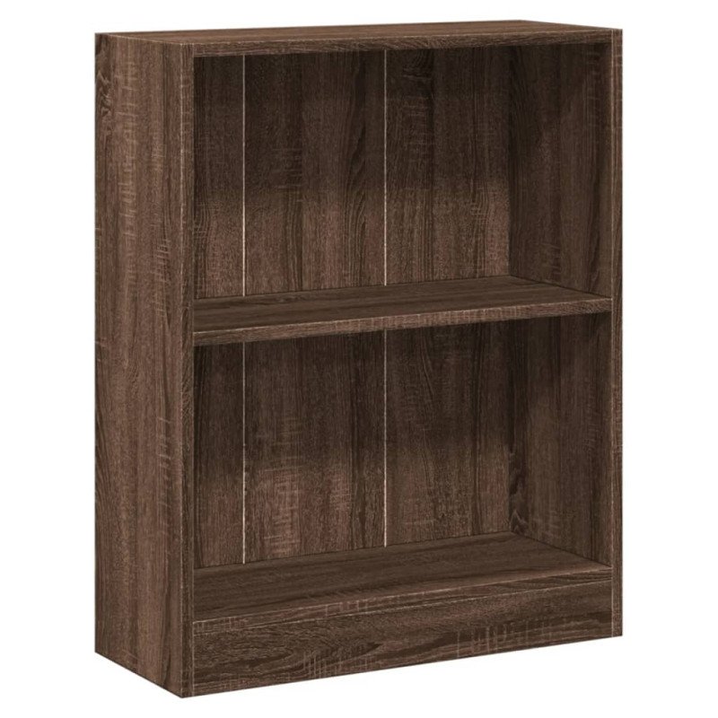 vidaXL Knižnica hnedý dub 60x24x74,5 cm spracované drevo