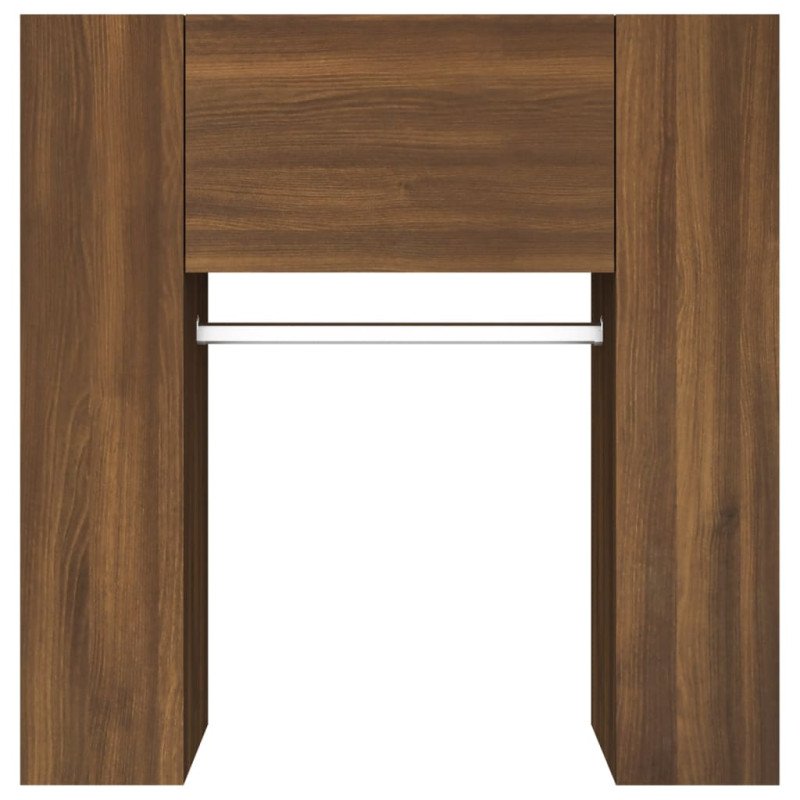 vidaXL Skrinka do chodby hnedý dub 97,5x37x99 cm spracované drevo
