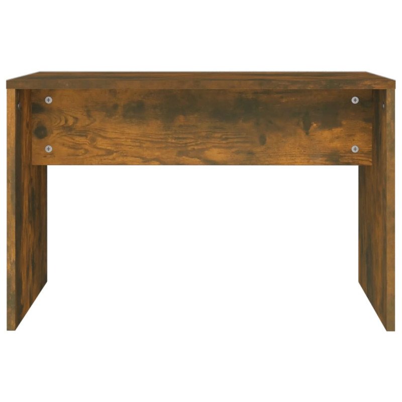 vidaXL Taburetka dymový dub 70x35x45 cm spracované drevo