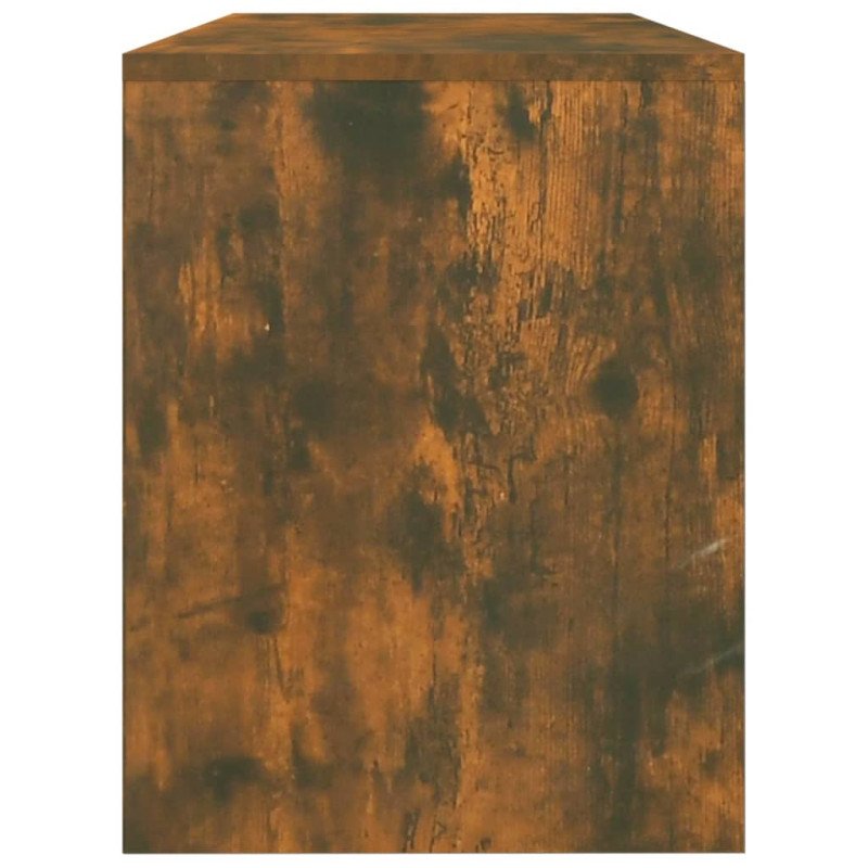 vidaXL Taburetka dymový dub 70x35x45 cm spracované drevo
