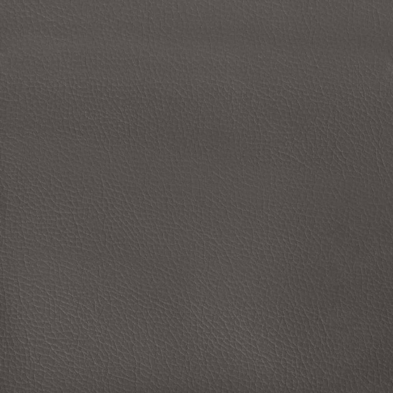 vidaXL Matrac s taštičkovými pružinami sivý 180x200x20 cm umelá koža