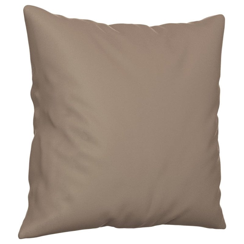 vidaXL Dekoratívne vankúše 2 ks sivohnedé 40x40 cm mikrovláknová látka