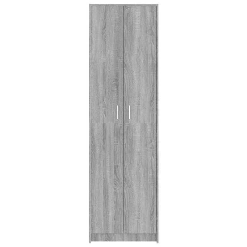 vidaXL Šatník do chodby sivý dub sonoma 55x25x189 cm spracované drevo