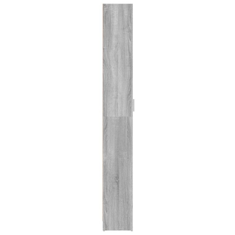 vidaXL Šatník do chodby sivý dub sonoma 55x25x189 cm spracované drevo