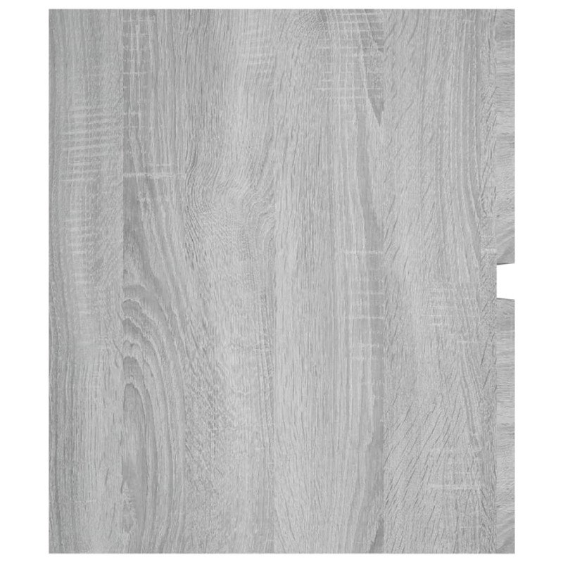 vidaXL Umývadlová skrinka sivá sonoma 100x38,5x45 cm spracované drevo