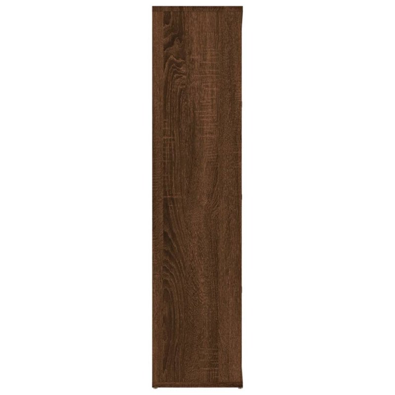 vidaXL Knižnica hnedý dub 50x25x106 cm