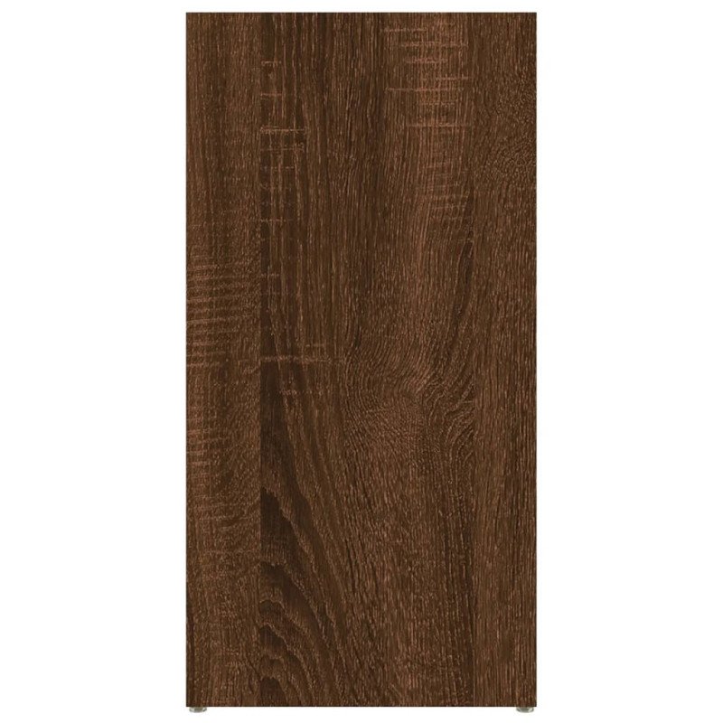 vidaXL Knižnica hnedý dub 50x25x106 cm