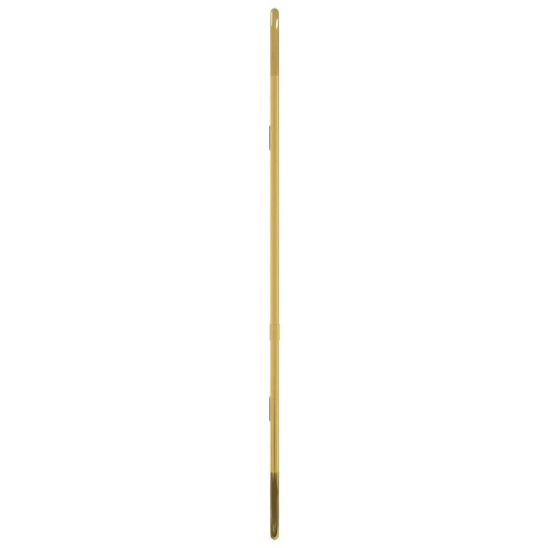 vidaXL Nástenné zrkadlo zlaté 50x20 cm oválne