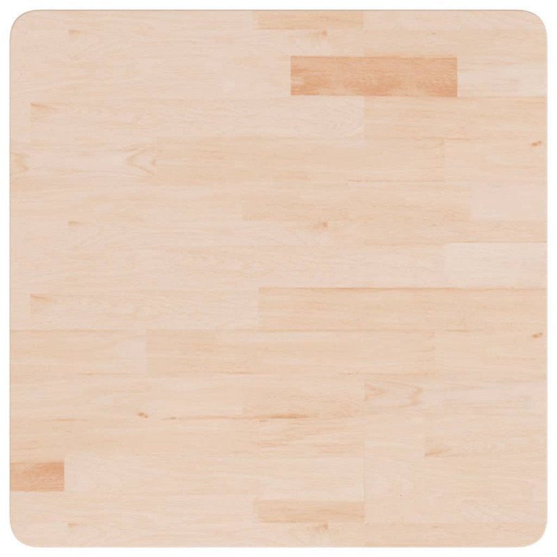 vidaXL Štvorcová stolová doska 60x60x1,5 cm neošetrený dubový masív