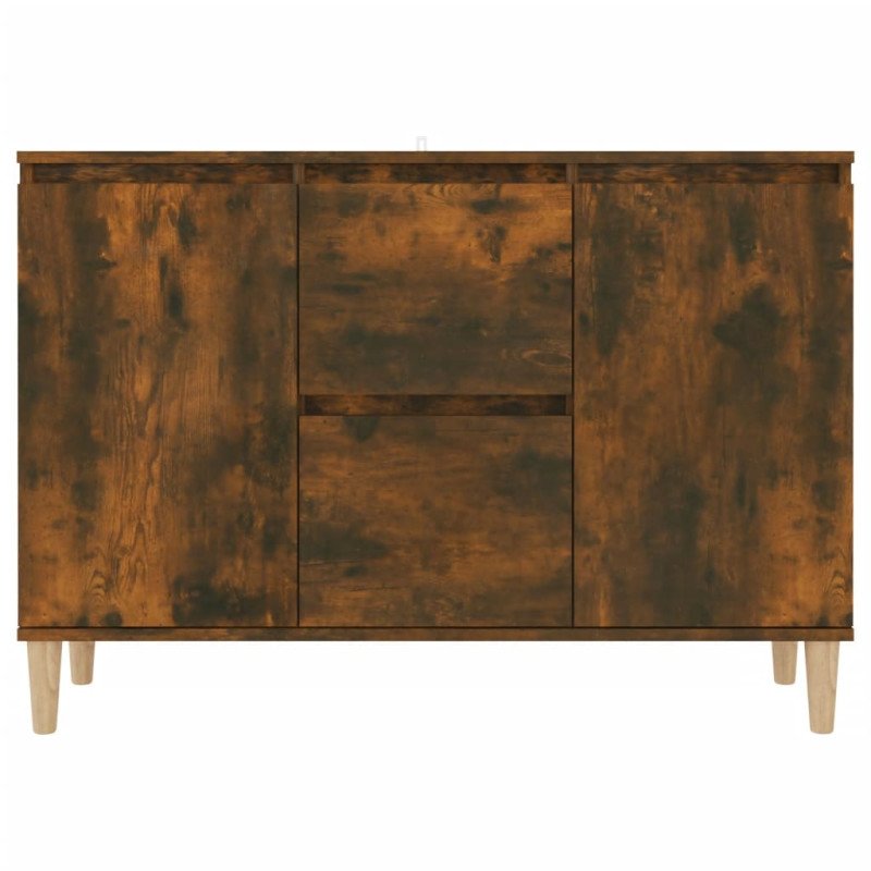 vidaXL Komoda dymový dub 103,5x35x70 cm spracované drevo