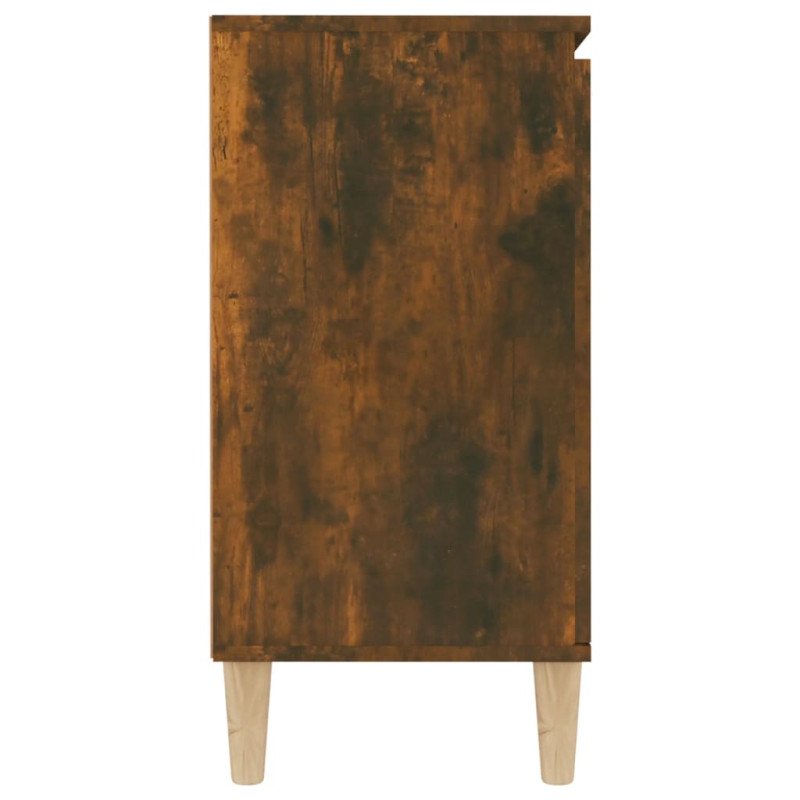 vidaXL Komoda dymový dub 103,5x35x70 cm spracované drevo