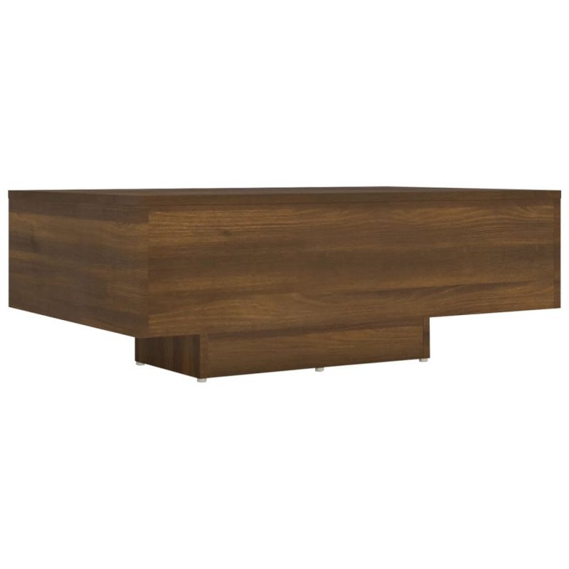 vidaXL Konferenčný stolík hnedý dub 85x55x31 cm spracované drevo