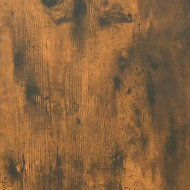 vidaXL Knižnica dymový dub 40x33x100 cm spracované drevo a oceľ