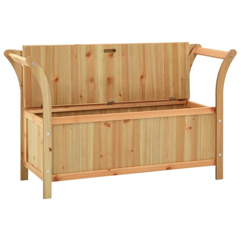vidaXL Lavica 107x45x75,5 cm masívna jedľa