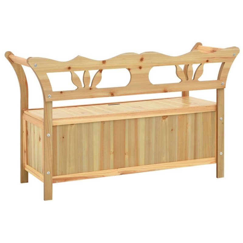 vidaXL Lavica 107x45x75,5 cm masívna jedľa