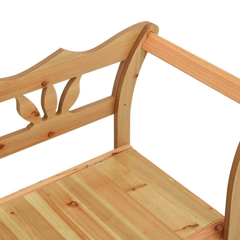 vidaXL Lavica 107x45x75,5 cm masívna jedľa