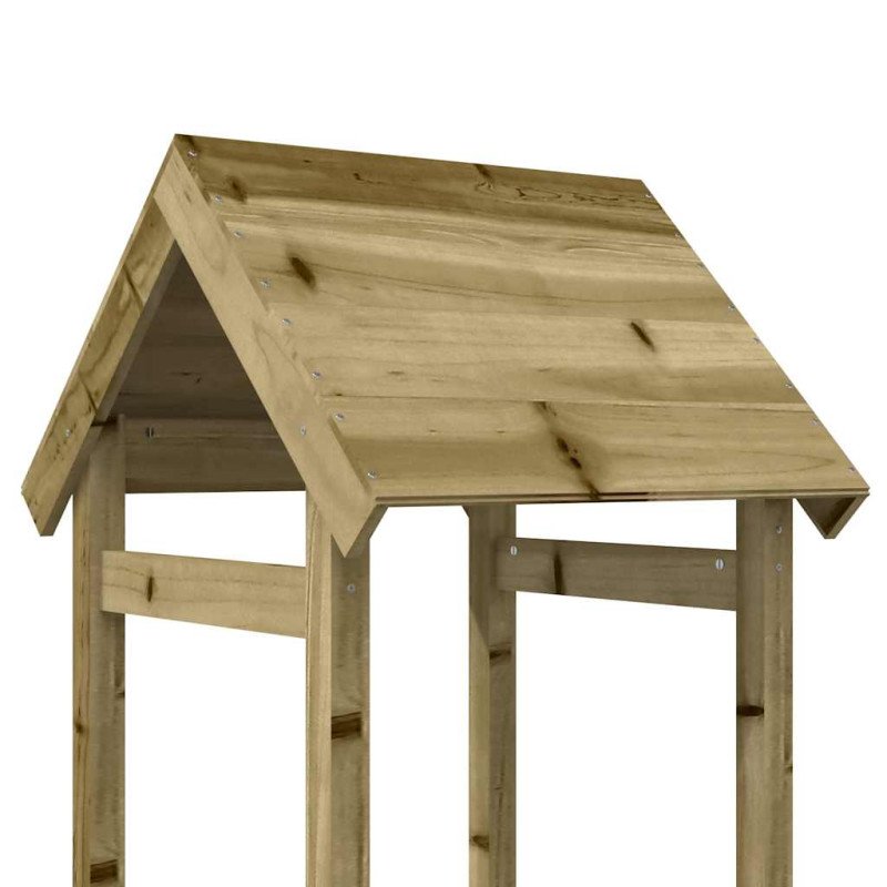  vidaXL Hracia veža 53x46,5x194 cm impregnované drevo borovica