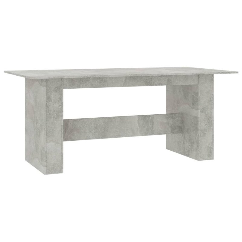 vidaXL Jedálenský stôl betónovo-sivý 180x90x76 cm drevotrieska