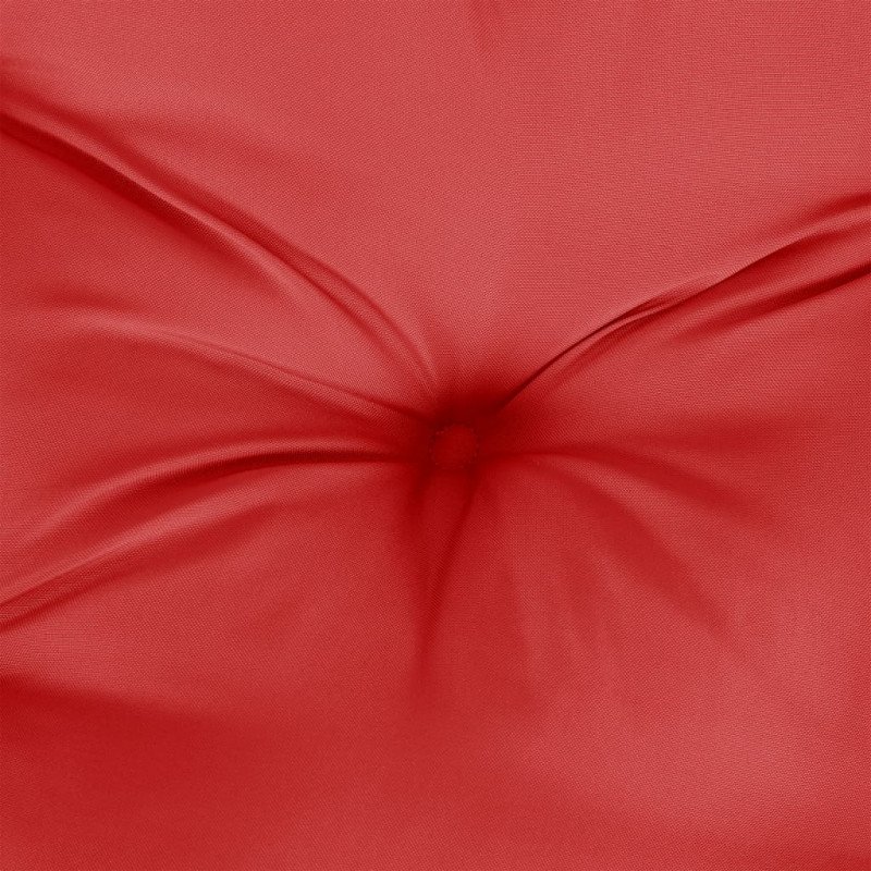 vidaXL Podložka na paletový nábytok, červená 120x80x12 cm, látka