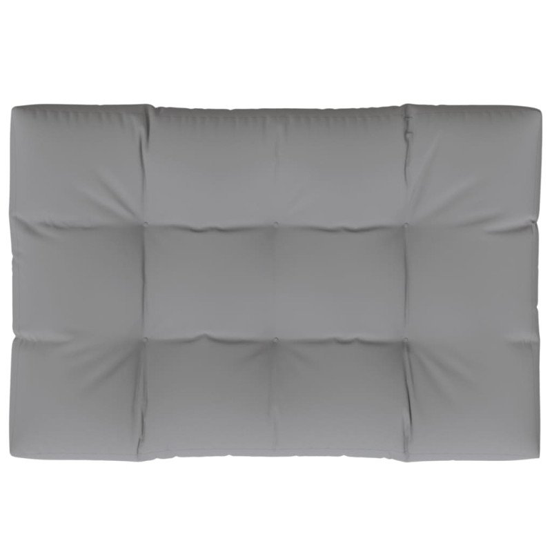 vidaXL Podložka na paletový nábytok 120x80x12 cm, sivá, látka