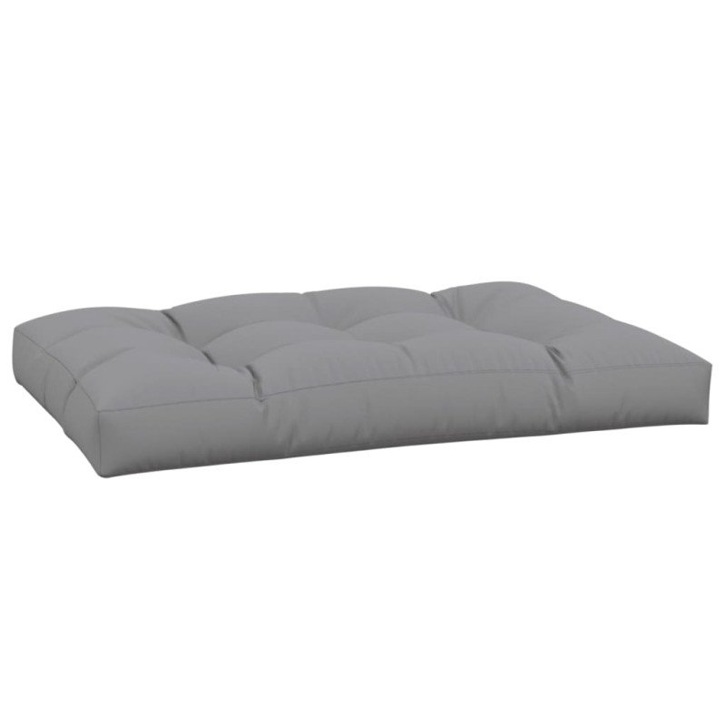 vidaXL Podložka na paletový nábytok 120x80x12 cm, sivá, látka
