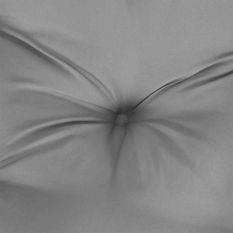 vidaXL Podložka na paletový nábytok 120x80x12 cm, sivá, látka