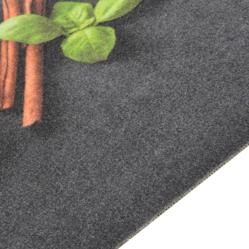 vidaXL Kuchynský koberec umývateľný Spices 45x150 cm zamat