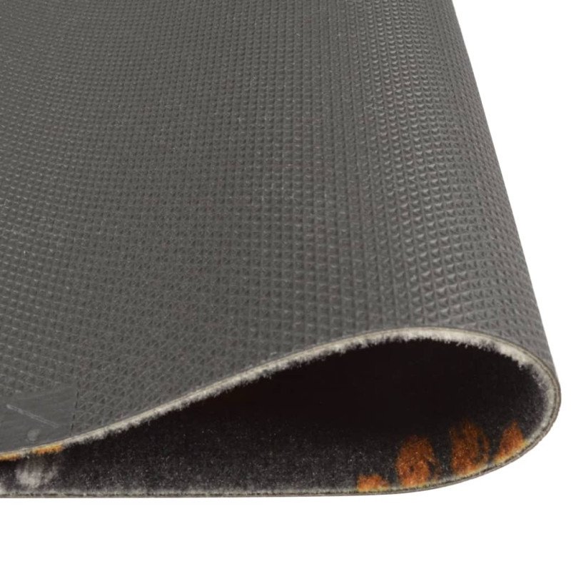 vidaXL Kuchynský koberec umývateľný labky 60x300 cm zamat