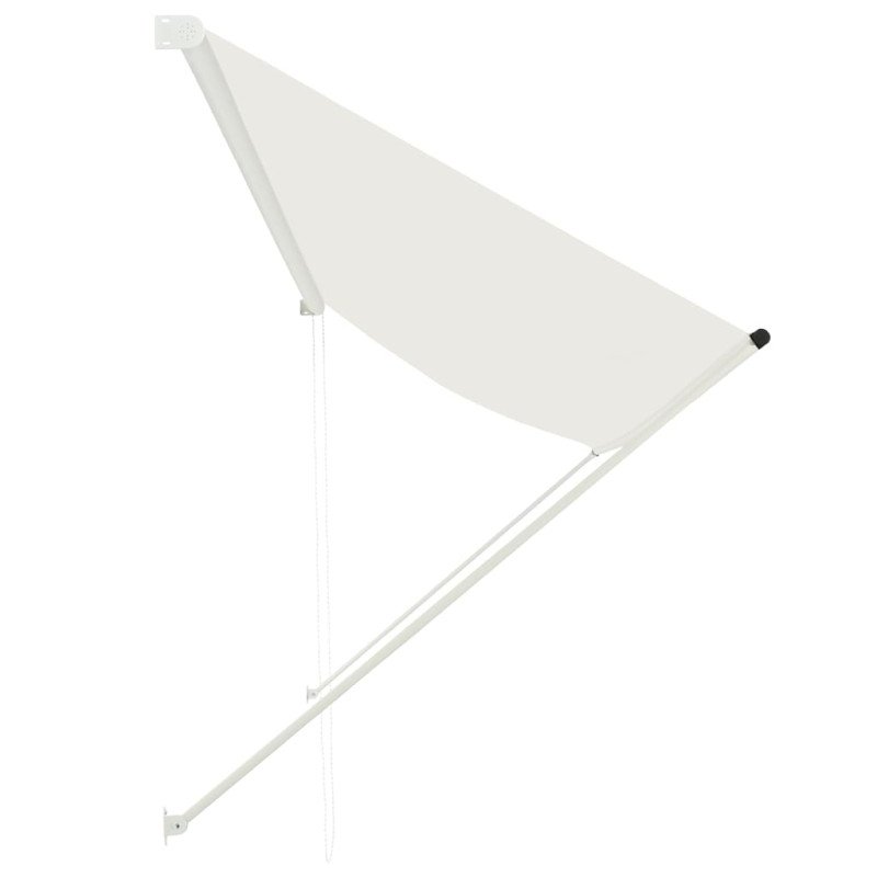 vidaXL Zaťahovacia markíza 350x150 cm krémová