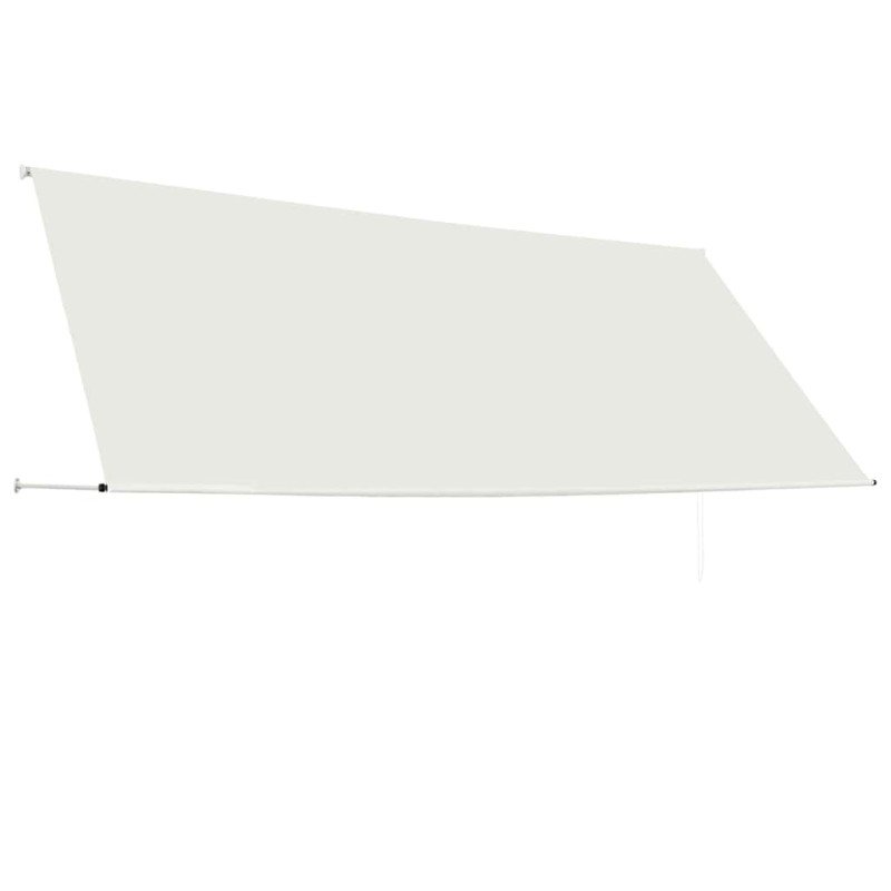 vidaXL Zaťahovacia markíza 350x150 cm krémová