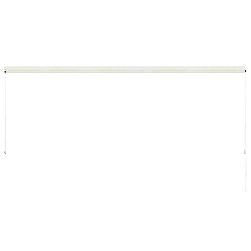vidaXL Zaťahovacia markíza 350x150 cm krémová