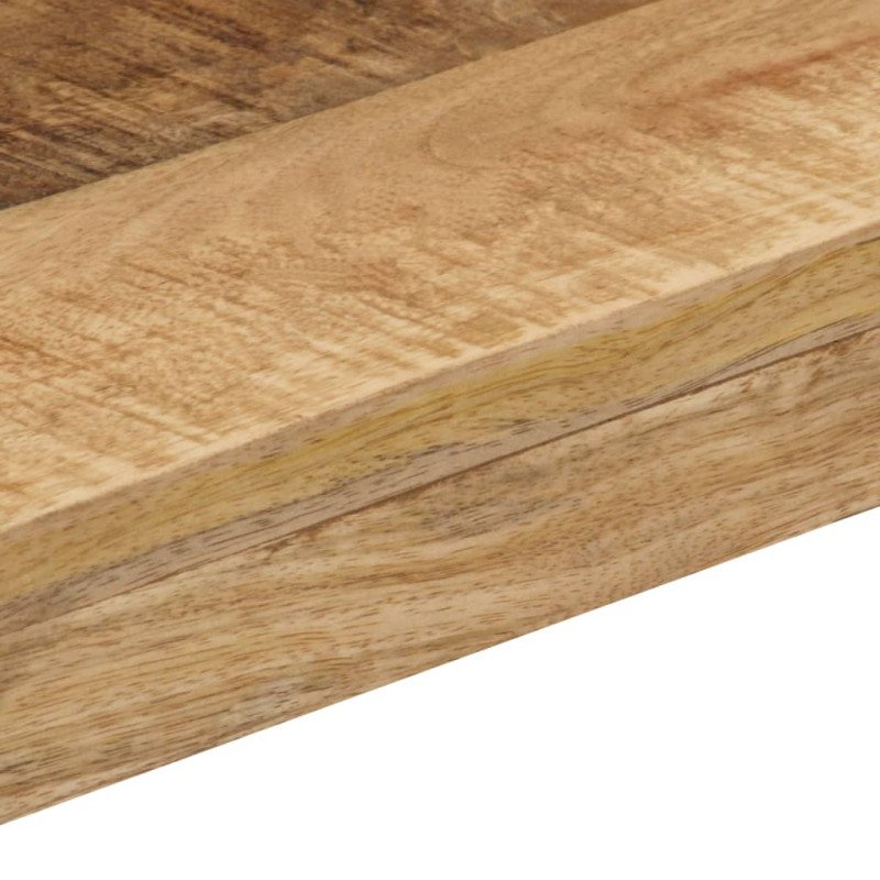 vidaXL Jedálenský stôl 115x55x76 cm masívne mangovníkové drevo a oceľ