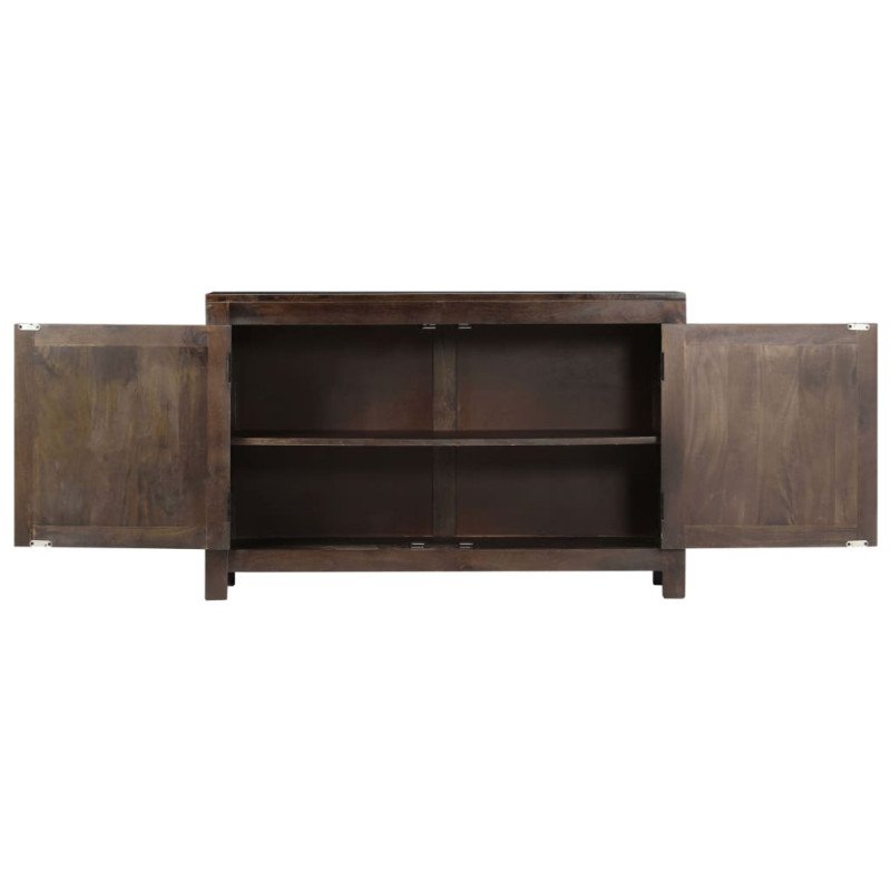 vidaXL Komoda s vyrezávaným dizajnom 110x35x70 cm, mangový masív