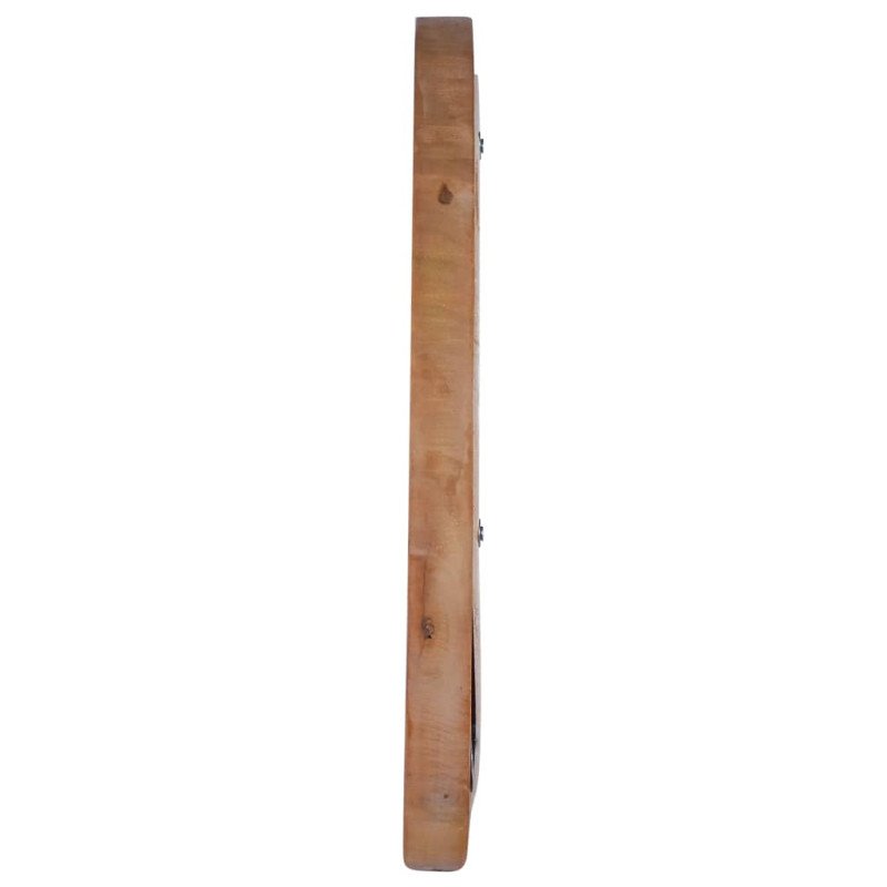 vidaXL Nástenné zrkadlo 40 cm tíkové okrúhle