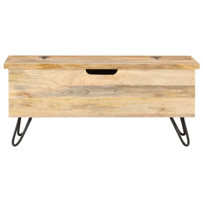 vidaXL Truhlica 90x40x40 cm mangovníkový masív